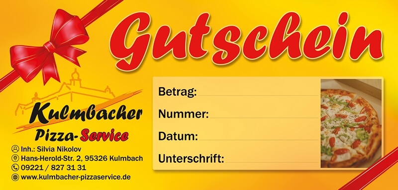 Kulmbacher Pizza-Service | Hans-Herold-Str. 2 | 95326 Kulmbach